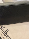 Pre Loved Mulberry Seaton in Black Grained Leather - EXCELLENT
