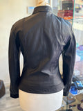 Pre Loved Dolce & Gabbana calf leather black zipped Jacket - Size S