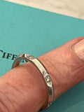 Pre Loved Tiffany & Co Platinum and Diamond True Band Ring