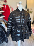 Moncler Black Down Jacket Size 3 fits UK 12-14