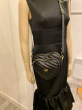 Pre Loved Gucci Interlocking G Mini Heart Crossbody Bag in Black (new)