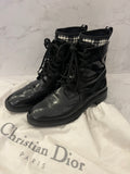 Pre Loved Christian Dior Brogue Boots in Black UK 5