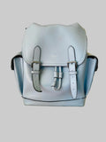 Mulberry Heritage Leather Backpack in Poplin Blue
