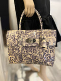 Pre Loved Mulberry Bayswater in Putty Smudged Leopard Patent Leather **RESERVED**