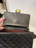 Pre Loved Chanel Vintage Classic Lambskin Flap Bag 22ct Gold Plated Hardware **reserved AMM**