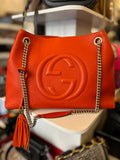 Pre Loved Gucci Orange Soho Hobo Bag