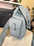 Pre Loved Mulberry Heritage Leather Backpack in Poplin - Excellent