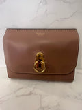 Pre Loved Mulberry Amberley Wallet Purse in Dark Blush Leather