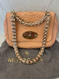 Mulberry Cecily Shoulder Bag in Plaster Pink Exotic Leather