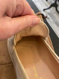 Gianvito Rossi Stone Suede Loafers