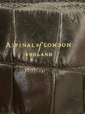 Pre Loved Aspinal of London Embossed Leather Small Tote Bag (new)