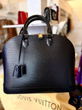 Louis Vuitton Large Alma in Black Epi Leather