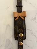Pre Loved Louis Vuitton Porto Address Bracelet in Monogram Coated Canvas