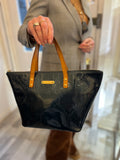 Louis Vuitton Bellvue Monogram Vernis Patent in Blue Nuit