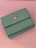 Pre Loved Tiffany & Co Bifold Compact Wallet Purse in Tiffany Blue
