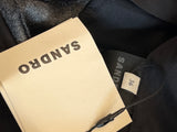 Pre-Loved Sandro Wool Trouser Suit, Crystal Accents, Small (new)