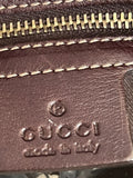 Pre Loved Gucci Brown Leather Britt Bag