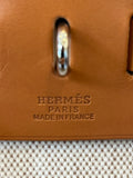 Hermes Vintage Interchangeable Herbag 31 Satchel in Beige Canvas or Black Fabric & Tan Leather (new)