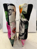 Pre Loved Jimmy Choo Floral Sara Boots UK 3.5 (New)