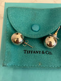Pre Loved Tiffany & Co Tiffany Silver Ball Earrings
