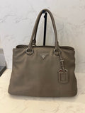 Pre Loved Prada Vitello Daino Leather Tote