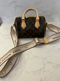 Pre Loved Louis Vuitton Monogram Speedy Bandoulier with Web Strap