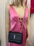 Pre Loved Saint Laurent Sunset Bag in Black (New)