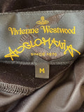 Pre Loved Vivienne Westwood Black Velvet Asymmetric Dress