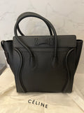 Pre Loved Celine Black Leather Luggage Bag (excellent) **reserved**