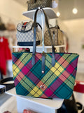 Vivienne Westwood Wool Tartan Tote Bag