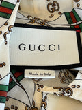 Pre Loved Gucci Magnolia Silk Blouse uk10 New **reserved**
