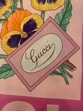 Pre Loved Gucci Flora Pansy Silk Scarf - Excellent - Reserved D