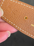 Hermes H Reversible Leather Belt in Tan & Black 75cm fits UK8