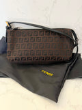Pre Loved Fendi Zucca Baguette in Brown