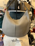 Mulberry Selby Hobo Bag in Grey Classic Grain Leather