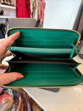 Gucci Green Leather Jumbo GG Purse (new)