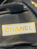 Pre Loved Chanel Black Leather Dad Sandals UK 5.5 (new)