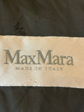 Pre Loved Max Mara Alpaca Hooded Coat UK 10