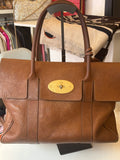 Pre Loved Mulberry Bayswater in Tan Grained Leather
