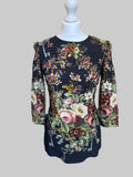Dolce & Gabbana Floral & Keys Top IT38 UK 6