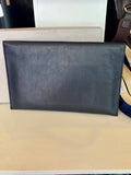 Pre Loved Jimmy Choo Rosetta Navy Envelope Clutch (excellent)