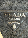 Prada Vitello Danio Hobo Messenger Bag in Black