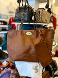 Mulberry Dorset Tote in Oak Soft Nappa Leather with Pouch