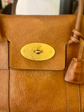 Pre Loved Mulberry Bayswater in Tan Grained Leather
