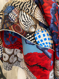 Hermes Sieste au Paradis Silk Shawl 140cm