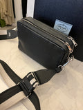 Pre Loved Prada Crossbody in Black with 2 Straps (excellent)