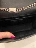Pre Loved Saint Laurent Kate Crossbody Bag in Black with Silver Tone Hardware