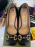 Pre Loved Gucci Horsebit Shoes Block Heels UK 5 (fit 5.5)