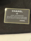 Preloved Chanel Boy Bag in Silver Metallic