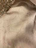 Pre Loved Chanel Gold Metallic Threads Tweed Jacket Fr46 Fits UK 14